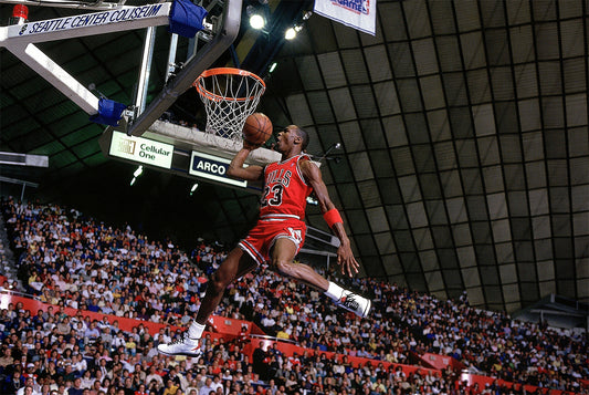 Michael Jordon 1987 Slam Dunk Champion